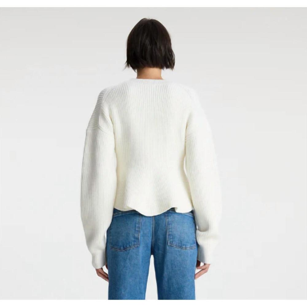 NEW A.L.C. eliza sweater in buttercream - Picture 3 of 3